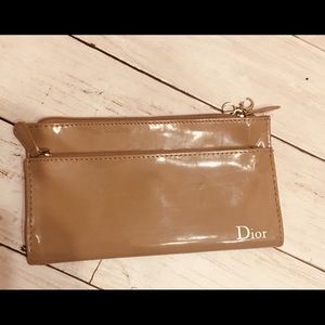 💯Dior Beauty Cosmetic CD Zip Closure Case